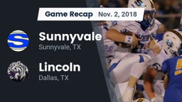 Recap: Sunnyvale  vs. Lincoln  2018