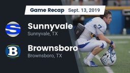 Recap: Sunnyvale  vs. Brownsboro  2019