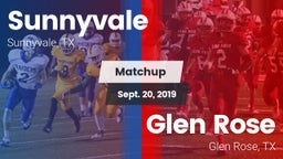 Matchup: Sunnyvale High vs. Glen Rose  2019