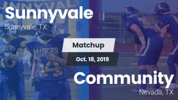Matchup: Sunnyvale High vs. Community  2019