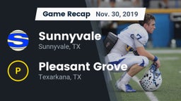 Recap: Sunnyvale  vs. Pleasant Grove  2019