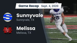 Recap: Sunnyvale  vs. Melissa  2020