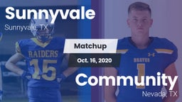 Matchup: Sunnyvale High vs. Community  2020
