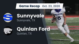 Recap: Sunnyvale  vs. Quinlan Ford  2020