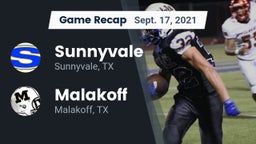 Recap: Sunnyvale  vs. Malakoff  2021