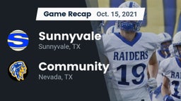 Recap: Sunnyvale  vs. Community  2021