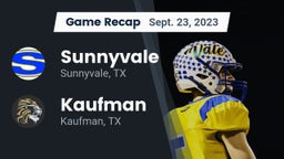 Recap: Sunnyvale  vs. Kaufman  2023