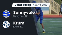 Recap: Sunnyvale  vs. Krum  2023