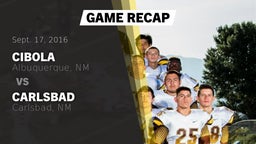 Recap: Cibola  vs. Carlsbad  2016