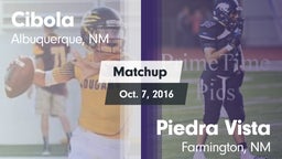 Matchup: Cibola  vs. Piedra Vista  2016