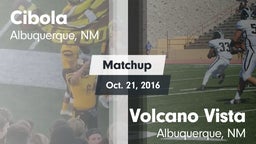 Matchup: Cibola  vs. Volcano Vista  2016