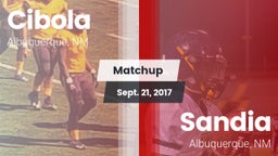 Matchup: Cibola  vs. Sandia  2017