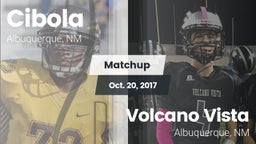 Matchup: Cibola  vs. Volcano Vista  2017