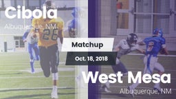 Matchup: Cibola  vs. West Mesa  2018