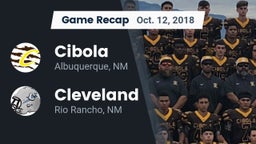 Recap: Cibola  vs. Cleveland  2018