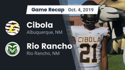 Recap: Cibola  vs. Rio Rancho  2019