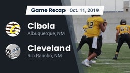 Recap: Cibola  vs. Cleveland  2019