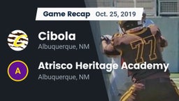 Recap: Cibola  vs. Atrisco Heritage Academy  2019