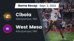 Recap: Cibola  vs. West Mesa  2022