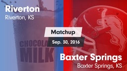 Matchup: Riverton  vs. Baxter Springs   2016