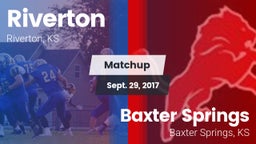 Matchup: Riverton  vs. Baxter Springs   2017