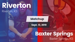 Matchup: Riverton  vs. Baxter Springs   2019