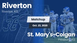 Matchup: Riverton  vs. St. Mary's-Colgan  2020