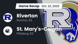 Recap: Riverton  vs. St. Mary's-Colgan  2020