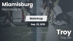 Matchup: Miamisburg High vs. Troy  2016