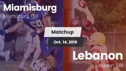 Matchup: Miamisburg High vs. Lebanon   2016