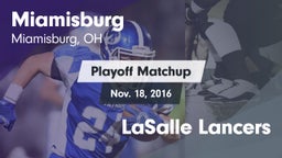 Matchup: Miamisburg High vs. LaSalle Lancers 2016