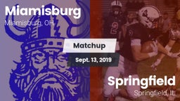 Matchup: Miamisburg High vs. Springfield  2019