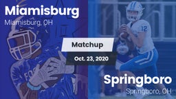 Matchup: Miamisburg High vs. Springboro  2020