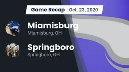 Recap: Miamisburg  vs. Springboro  2020