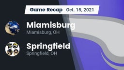 Recap: Miamisburg  vs. Springfield  2021