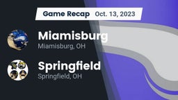 Recap: Miamisburg  vs. Springfield  2023