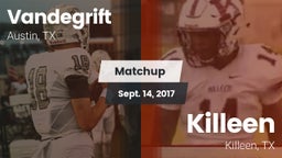 Matchup: Vandegrift High vs. Killeen  2017