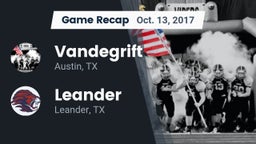 Recap: Vandegrift  vs. Leander  2017
