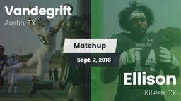 Matchup: Vandegrift High vs. Ellison  2018