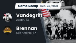 Recap: Vandegrift  vs. Brennan  2020