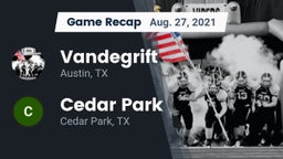 Recap: Vandegrift  vs. Cedar Park  2021