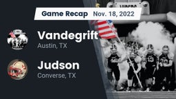 Recap: Vandegrift  vs. Judson  2022