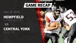 Recap: Hempfield  vs. Central York  2016