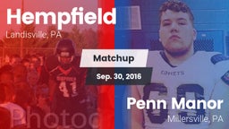 Matchup: Hempfield High vs. Penn Manor  2016