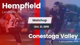 Matchup: Hempfield High vs. Conestoga Valley  2016
