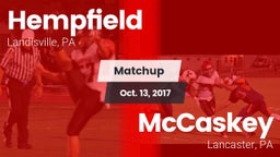 Matchup: Hempfield High vs. McCaskey  2017