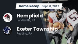 Recap: Hempfield  vs. Exeter Township  2017