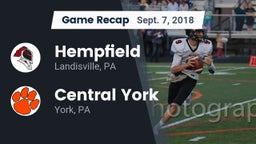 Recap: Hempfield  vs. Central York  2018