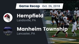 Recap: Hempfield  vs. Manheim Township  2018