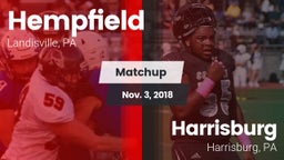 Matchup: Hempfield High vs. Harrisburg  2018